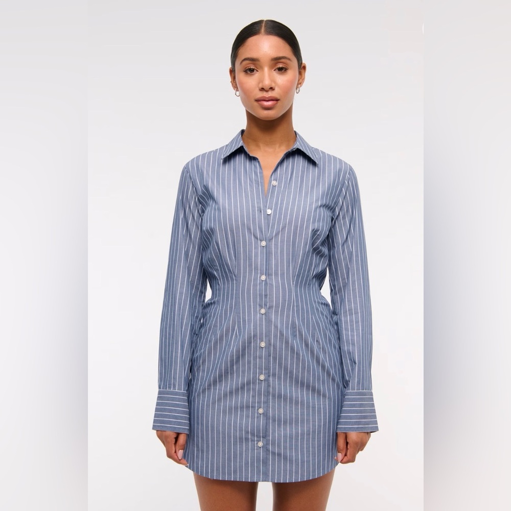 Abercrombie and fitch Striped shirt dress